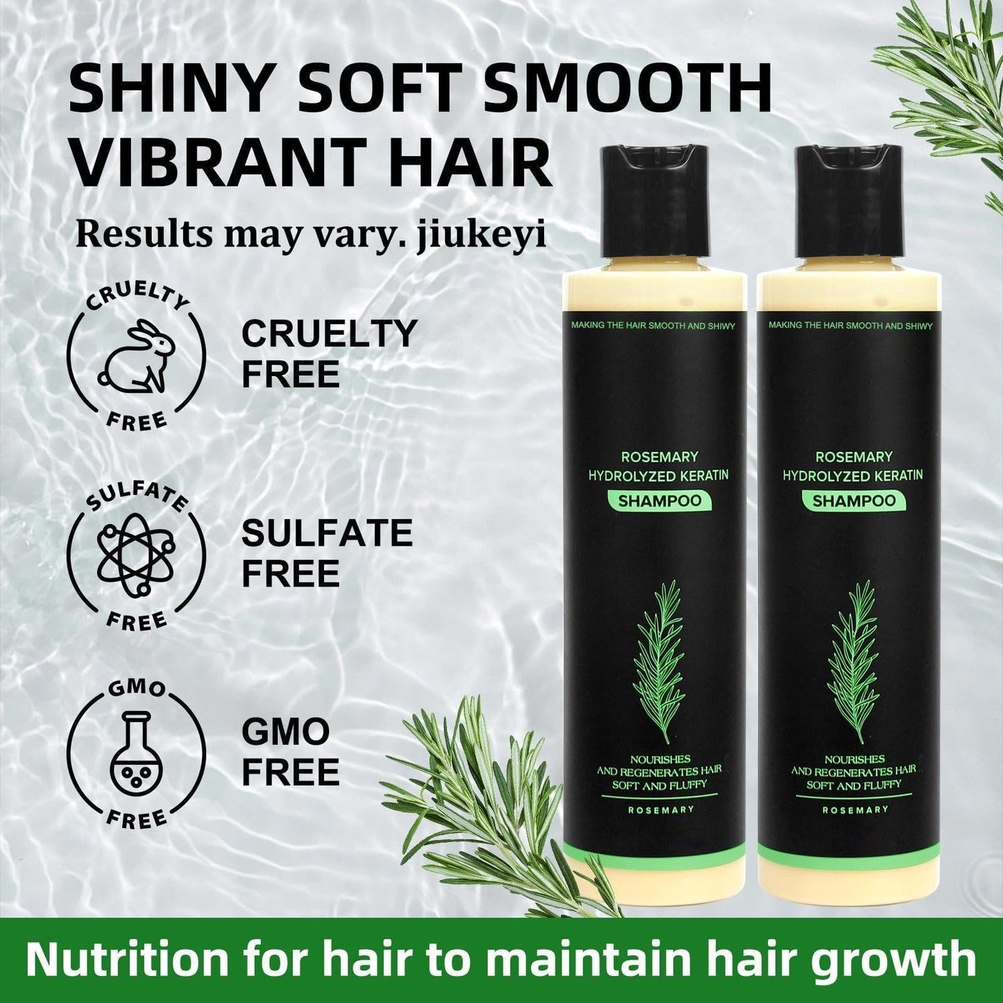 💕Father's Day Flash Sale 70%OFF Ends Soon!👑Organic Rosemary Hair Growth Shampoo